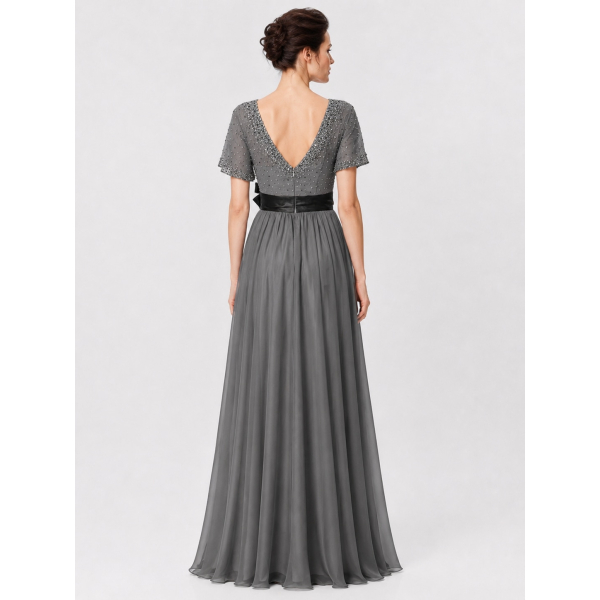 mother of the bride dress with short sleeves Dresses,Mother of the Bride Sleev This modest mother of the bride dress features short sleeve FAVIPT Mother of The Bride
