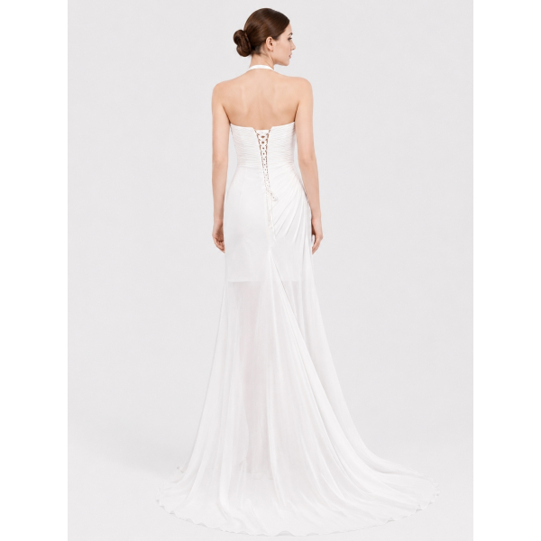 white beach wedding dresses Luxury 3D Boho Flower Lace Sweetheart A Line Wedding Beach Bridal Dress 44