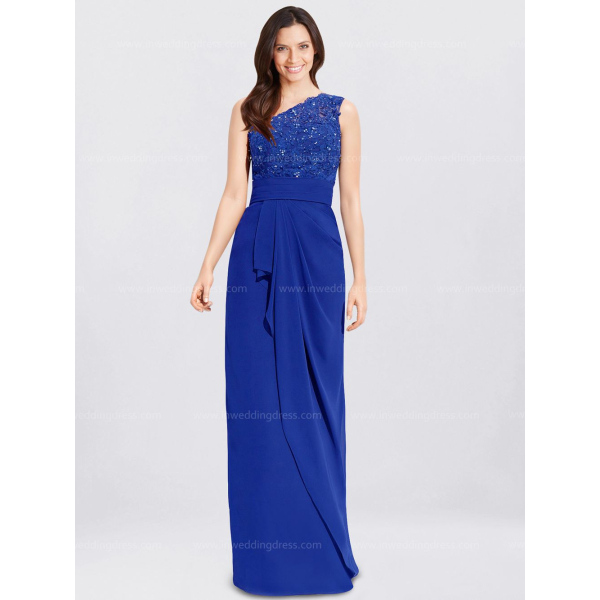 One Shoulder Mother of the Bride Dress MO403