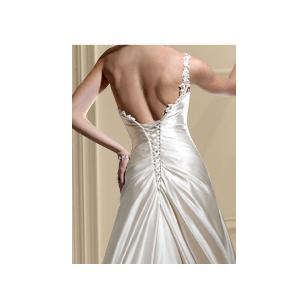 strapless open back dress Beverly Bubble Dress ~ Key Lime Light Taffeta – Show Me Your Mumu main image 0