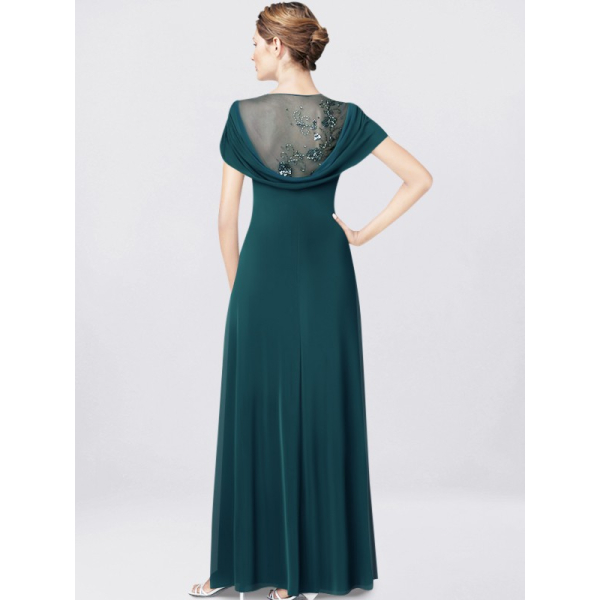 slim fit dress slacks Alex Evenings Crinkle Taffeta Gown Emerald Green / 6