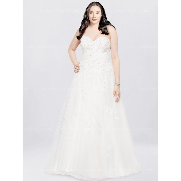 Plus Size Casual Wedding Dress PS193