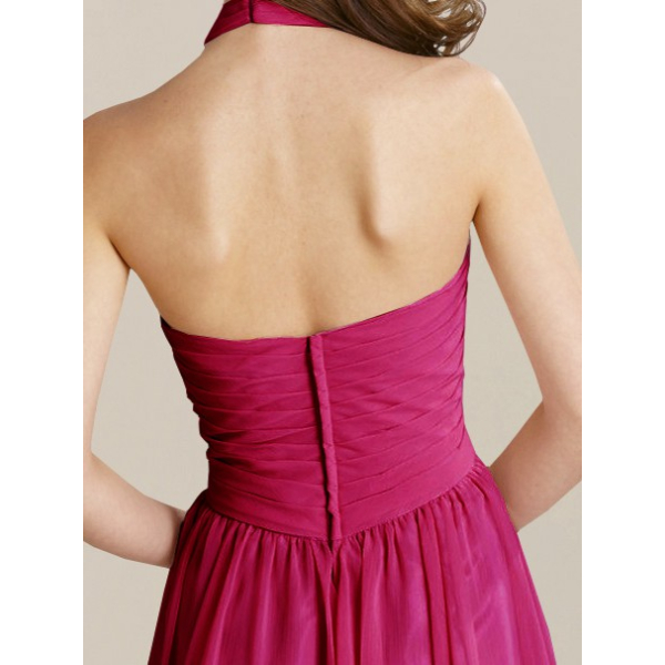 Halter Short bridesmaid Dress $94