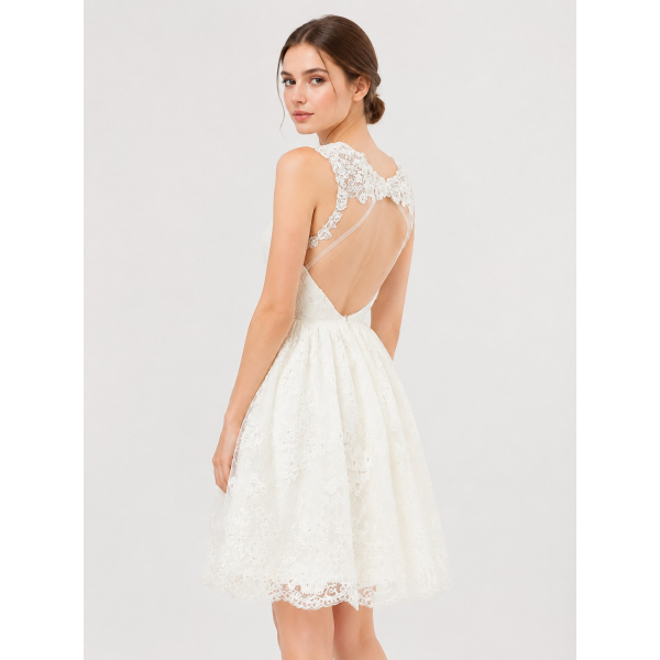 short lace wedding dresses Dress ST11 Party dress Variant:XS filter-color:Taupe Outfit Ideas Kpop Outfit this dress is ideal