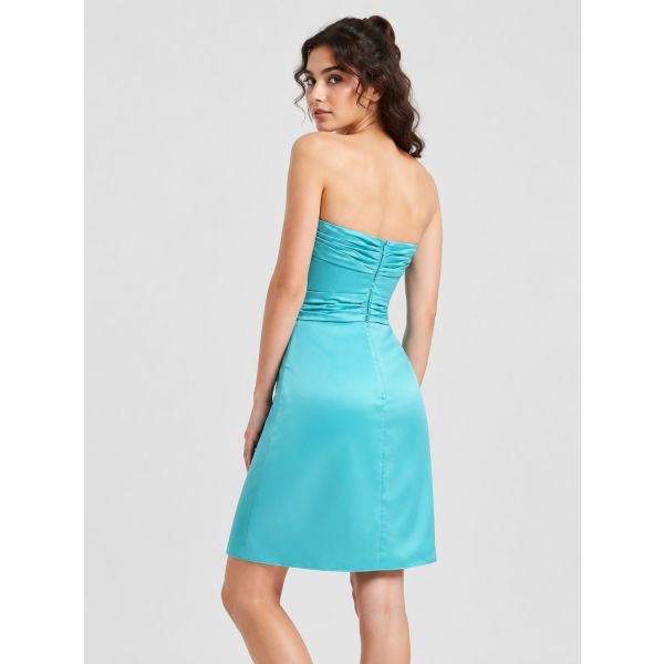 Short Simple bridesmaid Dress BR515