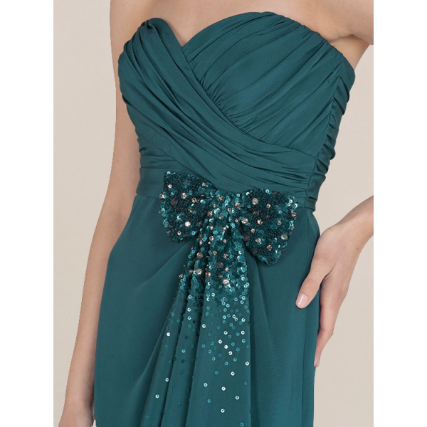 maxi strapless dresses Bex Strapless Slinky Maxi Dress With Split - Ivory