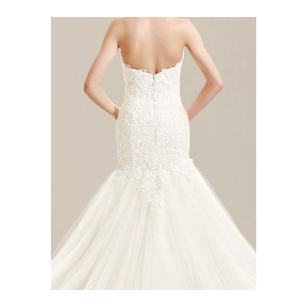 Strapless Fit and Flare Wedding Dress $253 Strapless Fit and Flare Wedding Dress $253