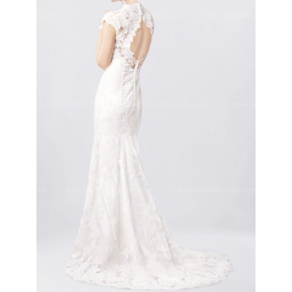 Affordable Vintage Lace Wedding Dress BC289