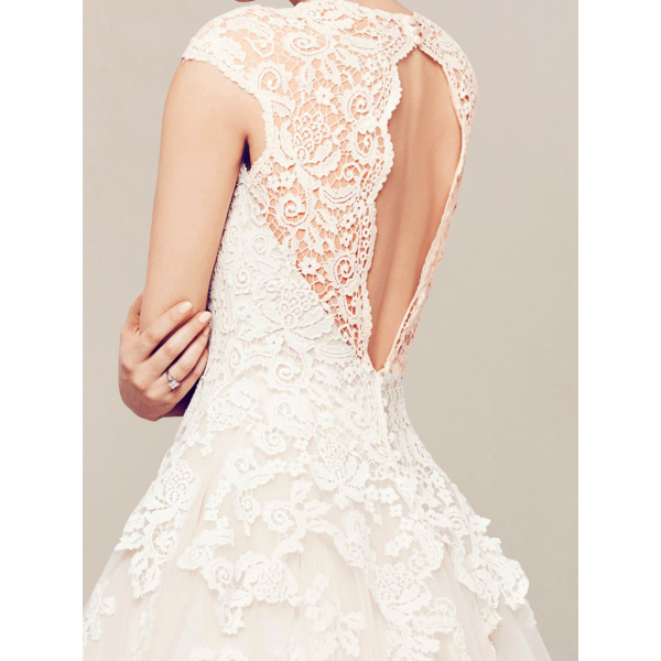 Modest Vintage Wedding Dress $268