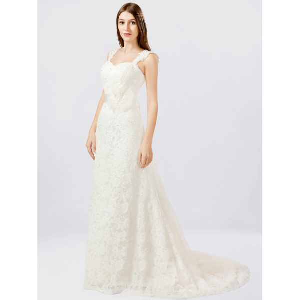 Lace Unique Wedding Dress DE232N