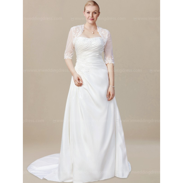 Modest Plus Size Wedding Gowns $225