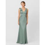 satin mother of the bride dress