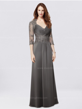 mother of the groom dress_Charcoal