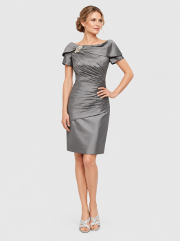 mother of the groom dress_Charcoal