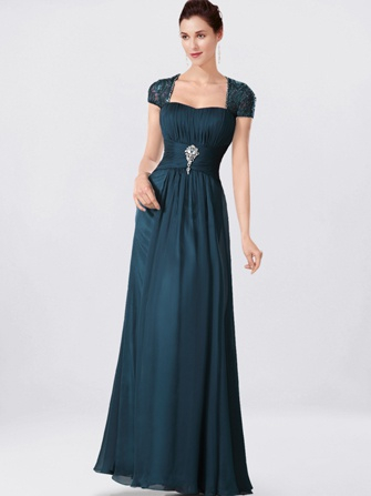 Best Mother of the Bride Dresses_Teal