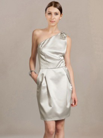Cocktail Bridesmaid Dress_Platinum