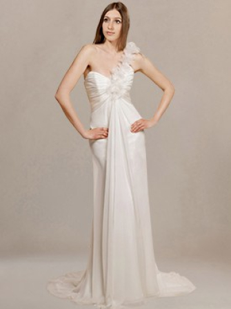 Chiffon Beach Bridal Gown