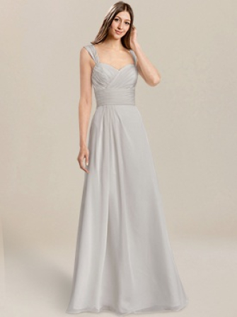 chiffon bridesmaid dresses_Platinum