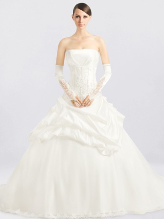 corset style wedding dress