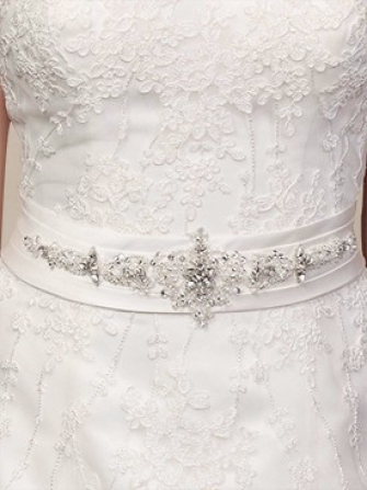 custom beaded belt for wedding