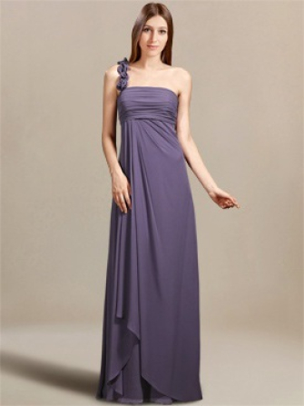 chiffon bridesmaid dresses_Victorian Lilac