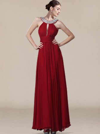 Elegant Prom Dress_ Cherry