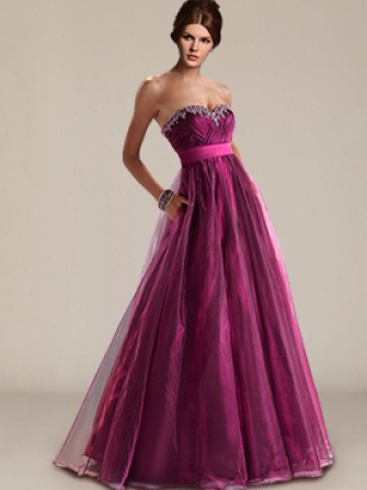 Inexpensive Prom Dress_Berry