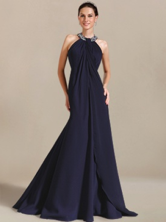 elegant prom dresses_Navy