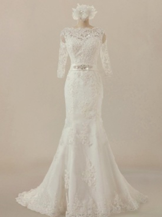 vintage wedding gown