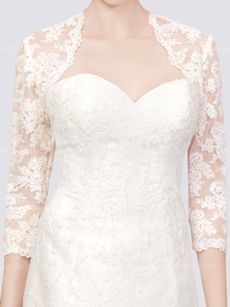 lace wedding jacket