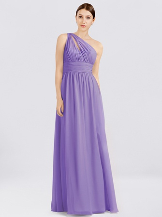 long bridesmaid dresses_Purple