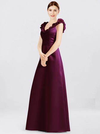 long mother of the bride dress_Berry