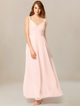 modest bridesmaid dresses_Pink