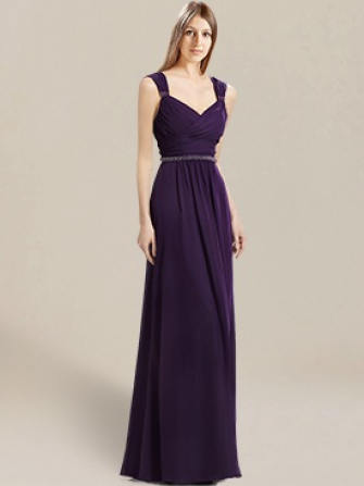 modest bridesmaid dresses_Grape
