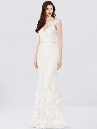 modest lace wedding dress