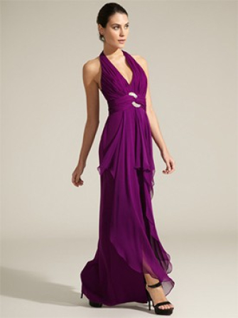 Young Mother of the Bride Dress_Violet