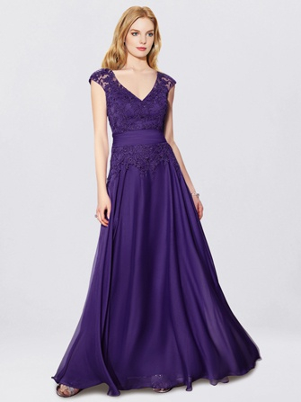 mother of the bride dress_Eggplant