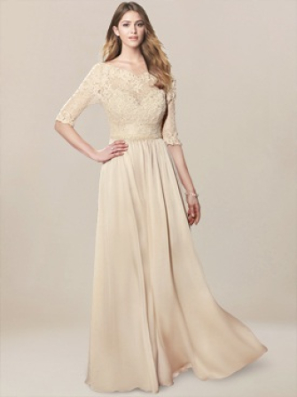 mother of the bride dress_Champagne