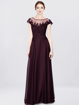 mother of the bride dress_Berry