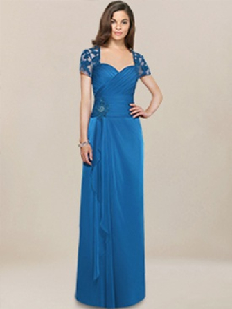 mother of the bride dress_Marine Blue
