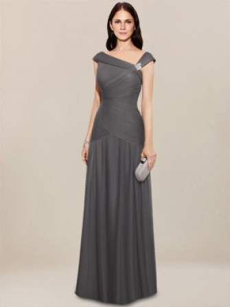mother of the bride dress_Charcoal