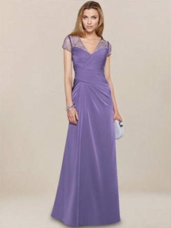 Mutter der Braut Kleid_Purple