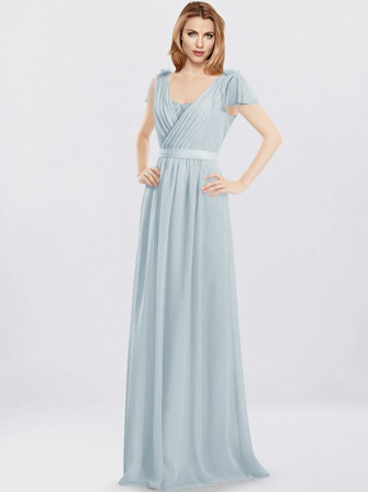 mother of the bride dress_Blue Pastel