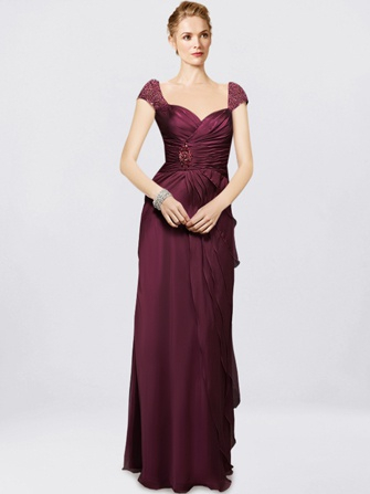 Mother Of The Bride Dress_Berry