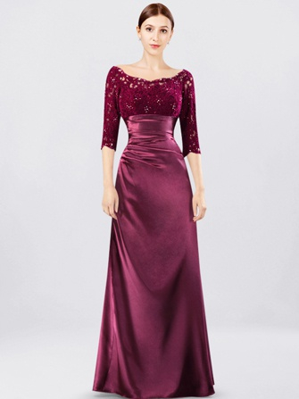discount mother of the bride dresses_Claret