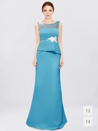 mother of the bride dress_blue jay