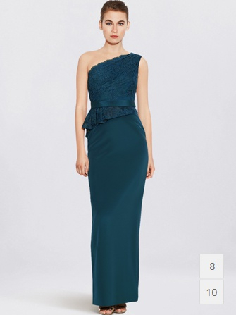 beach mother of the bride dress_teal color