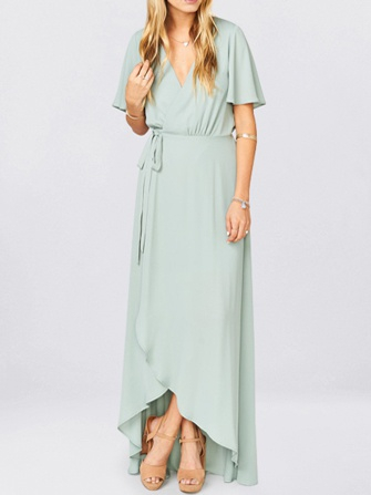 plus size bridesmaid dress_turquoise