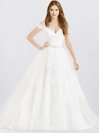 plus-size wedding dress