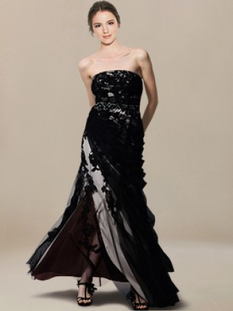 sexy mother of the bride dress_Black